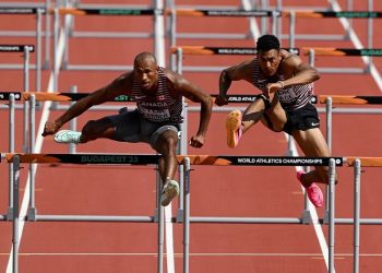 Arop takes 800m gold, LePage grabs world decathlon title