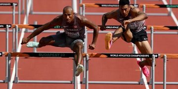 Arop takes 800m gold, LePage grabs world decathlon title