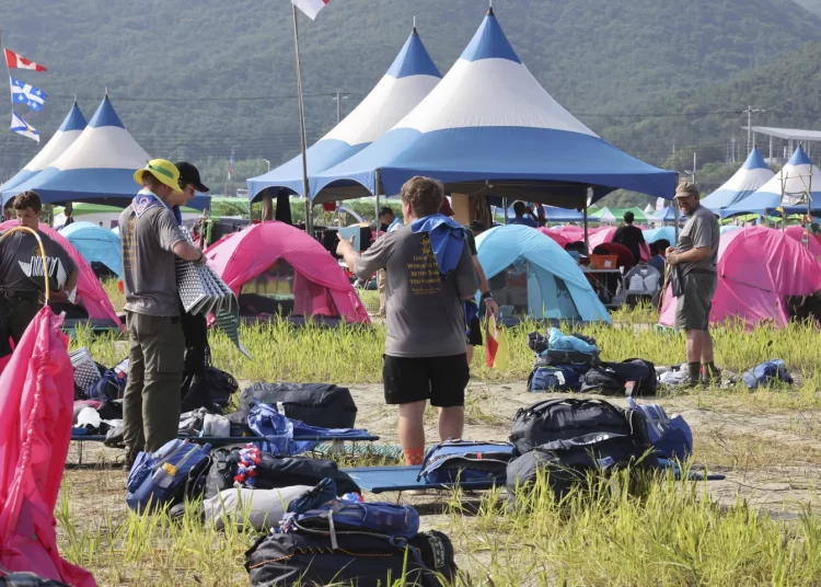 Tens of thousands of young scouts to evacuate world jamboree in South Korea as storm Khanun looms 1 - Egyptian Gazette