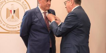 Egypt Tourism minster receives Kazakh Order of Friendship
