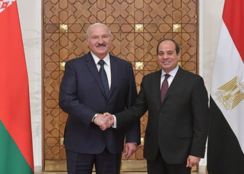 Belarusian president praises distinguished relations with President Sisi