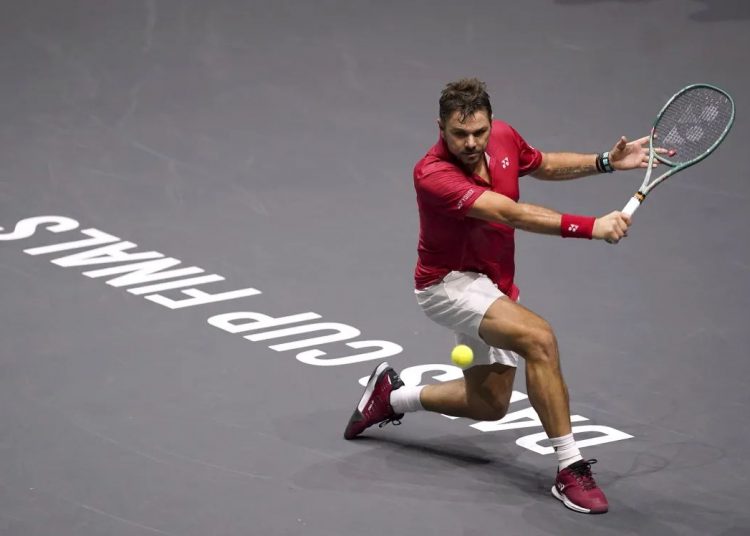 Humbert beats Wawrinka to help France top Switzerland at Davis Cup Finals 1 - Egyptian Gazette Switzerland’s Stan Wawrinka