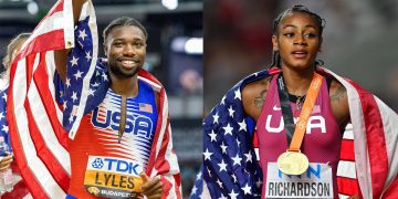 Lyles, Richardson back up world titles in Zurich