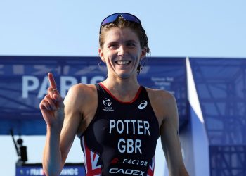 Potter grabs world triathlon title