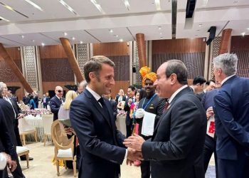 Sisi, Macron hold one-on-one meeting in New Delhi