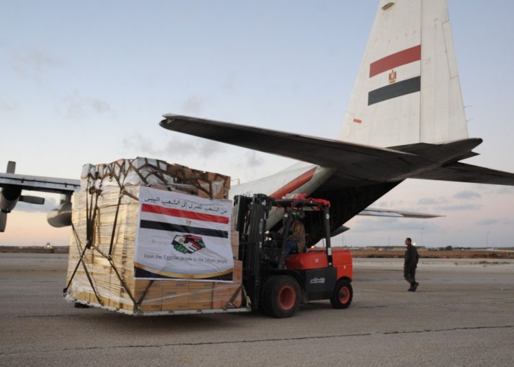 Egypt dispatches humanitarian assistance to Libya 1 - Egyptian Gazette