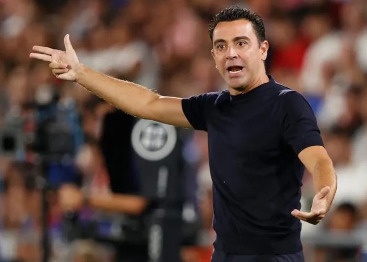 Barcelona coach Xavi