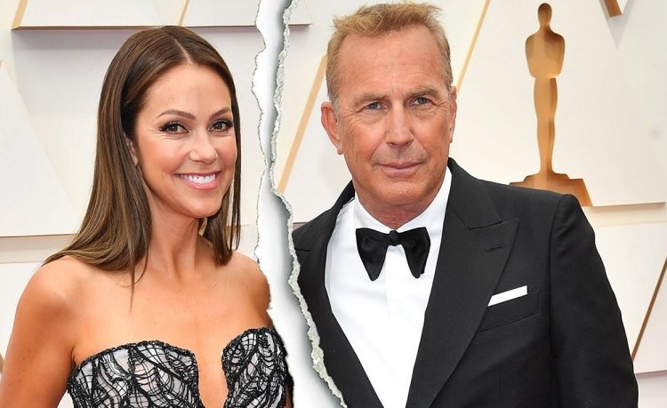 Kevin Costner and his wife, Christine Baumgartner.