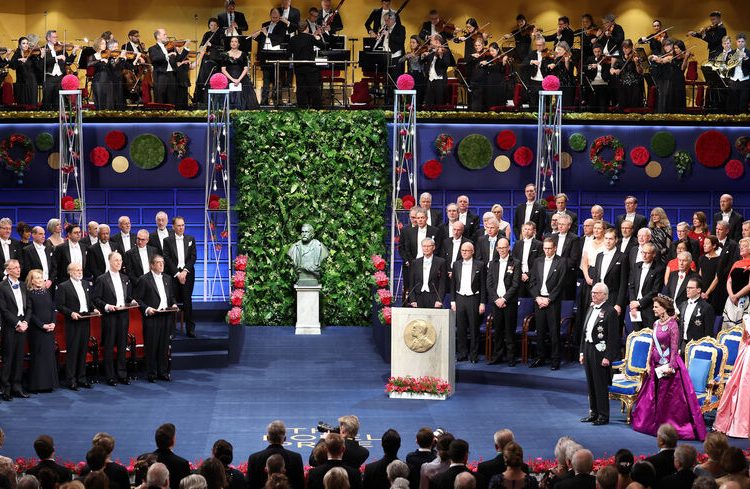 Nobel Foundation cancels Russia, Belarus, Iran invites to annual prize awards 1 - Egyptian Gazette STOCKHOLM, SWEDEN - DECEMBER 10: General view of the Nobel Prize Awards Ceremony at Stockholm Concert Hall on December 10, 2022 in Stockholm, Sweden. (Photo by Pascal Le Segretain/Getty Images)