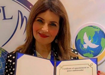 Hanan Youssef ambassador for women and world peace for 3rd time