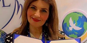 Hanan Youssef ambassador for women and world peace for 3rd time 1 - Egyptian Gazette Hanan Youssef ambassador for women and world peace for 3rd time