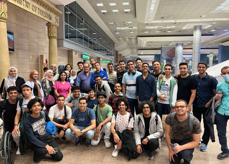 High school seniors return home after concluding entertainment, cultural, scientific programme 1 - Egyptian Gazette