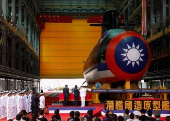 Taiwan reveals first domestically made submarine in defence milestone