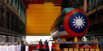 Taiwan reveals first domestically made submarine in defence milestone 1 - Egyptian Gazette Taiwan reveals first domestically made submarine in defence milestone
