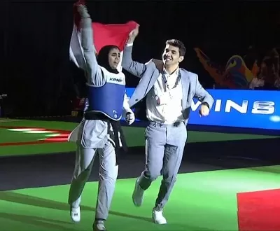 Egypt's para-taekwondo female player wins Grand Prix gold medal 2 - Egyptian Gazette Egypt's para-taekwondo female player wins Grand Prix gold medal 1 - Egyptian Gazette