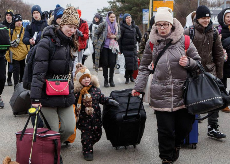 Poland receives 28,000 new refugees from Ukraine 1 - Egyptian Gazette Around 28,000 people have arrived in Poland from Ukraine over the past 24 hours.