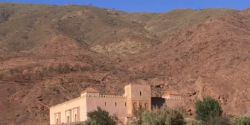 Morocco earthquake damages historic mountain mosque