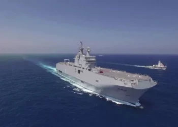 Egypt’s Mistral aircraft carrier arrives in Libya to help storm victims