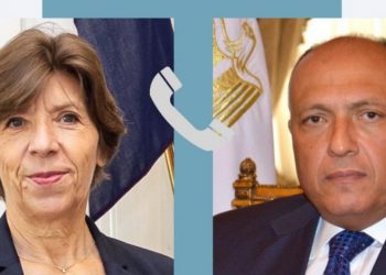 Egyptian, French FMs probe efforts to end Palestinian-Israeli escalation