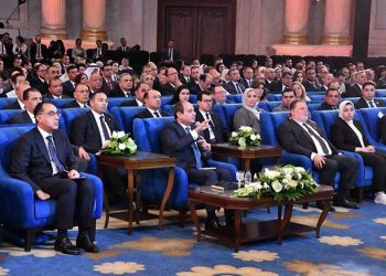 Sisi witnesses session titled “National Projects and Infrastructure” as part of “Story of A Homeland” Conf.