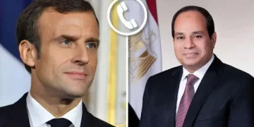 Sisi, Macron discuss efforts to prevent the aggravation of Palestinian-Israeli conflict 1 - Egyptian Gazette Sisi, Macron discuss efforts to prevent the aggravation of Palestinian-Israeli conflict