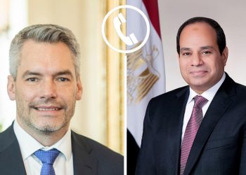 Sisi probes with Austrian chancellor the latest Palestinian-Israeli developments