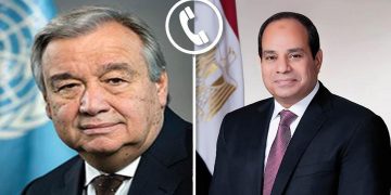 President Sisi receives phone call from UN chief