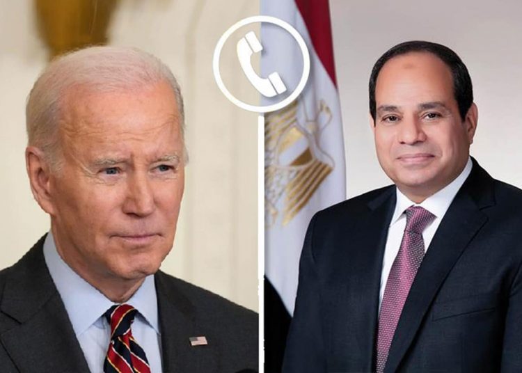 Sisi, Biden discuss military escalation in Gaza over phone 1 - Egyptian Gazette