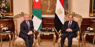 Sisi, King Abdullah reject forced displacement of Palestinians