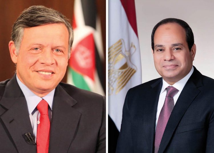 Egyptian-Jordanian summit in Cairo Thursday 1 - Egyptian Gazette
