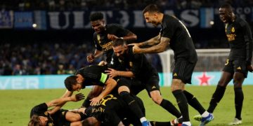 Real Madrid fight back to win five-goal thriller at Napoli