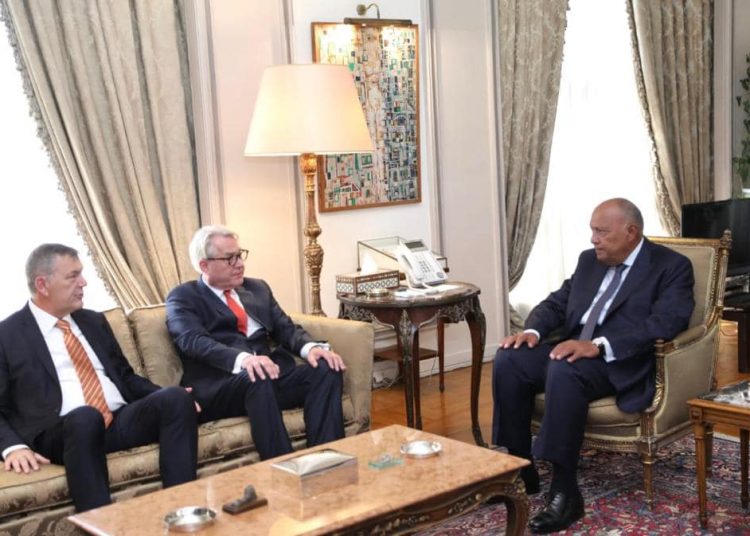 FM confers with UN officials on hazardous humanitarian situation in Gaza 1 - Egyptian Gazette