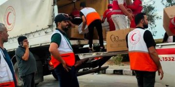 Egyptian Red Crescent receives Jordanian aid plane bound for Gaza