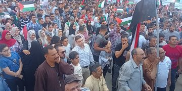 Millions take to streets, squares nationwide to support Sisi’s stance towards Palestinian cause