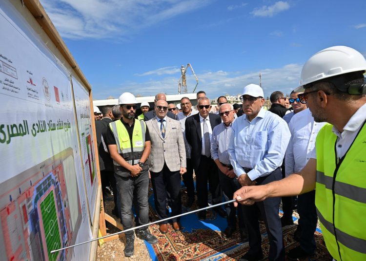 PM briefed on status of Al Masry Club Stadium project in Port Said 1 - Egyptian Gazette