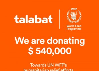 talabat donates towards UN WFP to support its humanitarian relief efforts for people in Palestine