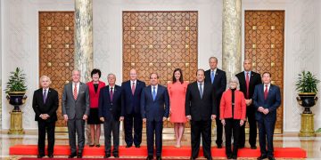 Sisi reasserts Egypt’s rejection of targeting civilians, collective punishment policies, forced displacement of Palestinians 1 - Egyptian Gazette Sisi reasserts Egypt’s rejection of targeting civilians, collective punishment policies, forced displacement of Palestinians