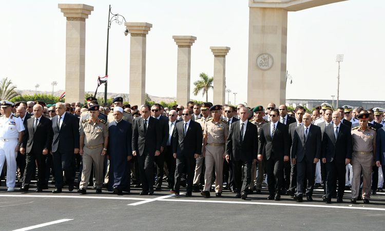 Sisi leads military funeral of Maj Gen Mohamed Amin Nasr 2 - Egyptian Gazette Sisi leads military funeral of Maj Gen Mohamed Amin Nasr 1 - Egyptian Gazette