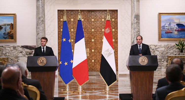 Sisi, Macron agree on necessity of ending conflict 2 - Egyptian Gazette Sisi, Macron agree on necessity of ending conflict 1 - Egyptian Gazette