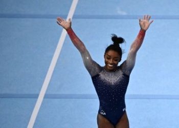 Simone Biles wins 20th world title as US women seal team gold