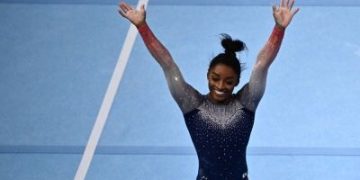 Simone Biles wins 20th world title as US women seal team gold