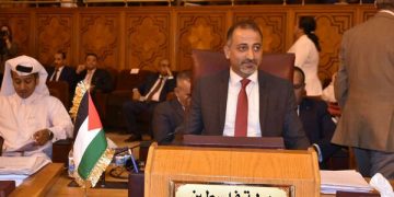 Palestinian envoy to AL accuses Israel of committing genocide against Gazans 1 - Egyptian Gazette Palestine Rep. to AL lauds Egypt’s rejection of liquidating Palestinian cause