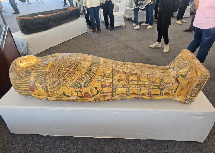 In Photos: Egyptian mission uncovers New Kingdom cemetery, papyrus in Minya 2 - Egyptian Gazette In Photos: Egyptian mission uncovers New Kingdom cemetery, papyrus in Minya 1 - Egyptian Gazette