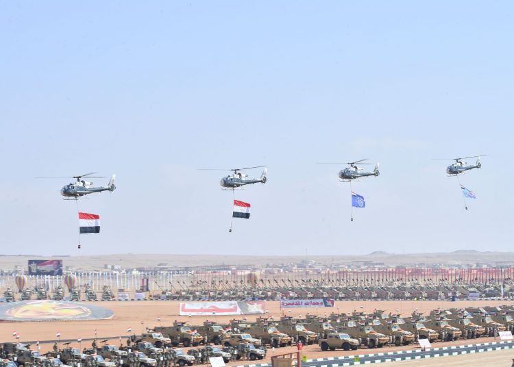 Sisi attends war inspection measures of 4th Armored Division of 3rd Field Army in Suez 1 - Egyptian Gazette