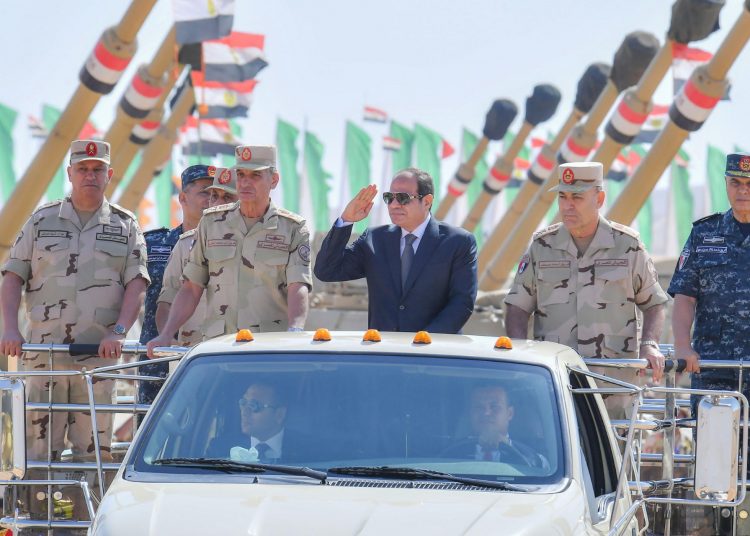 President Sisi during war inspection of 3rd Army’s 4th Armoured Division: 1 - Egyptian Gazette