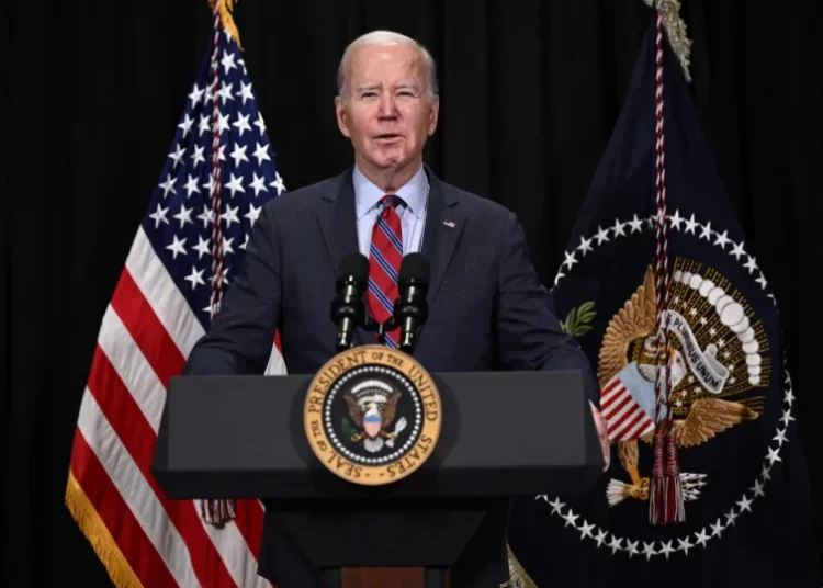 President Joe Biden speaks about the release of hostages from Gaza, in Nantucket, Massachusetts