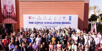 British University in Egypt inaugurates COP28 Simulation Model 1 - Egyptian Gazette British University in Egypt inaugurates COP28 Simulation Model