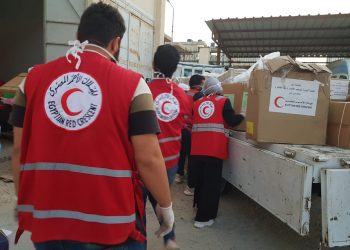 OCHA hails efforts by Egyptian, Palestinian Red Crescent Societies in delivering aid to Gaza Strip