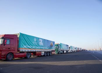 NACDW 2nd phase aid convoys continue to flow into Gaza