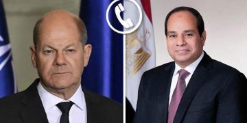 Sisi, German chancellor discuss Egypt's efforts to push for cease-fire in Gaza 1 - Egyptian Gazette Sisi, German chancellor discuss Egypt’s efforts to push for cease-fire in Gaza